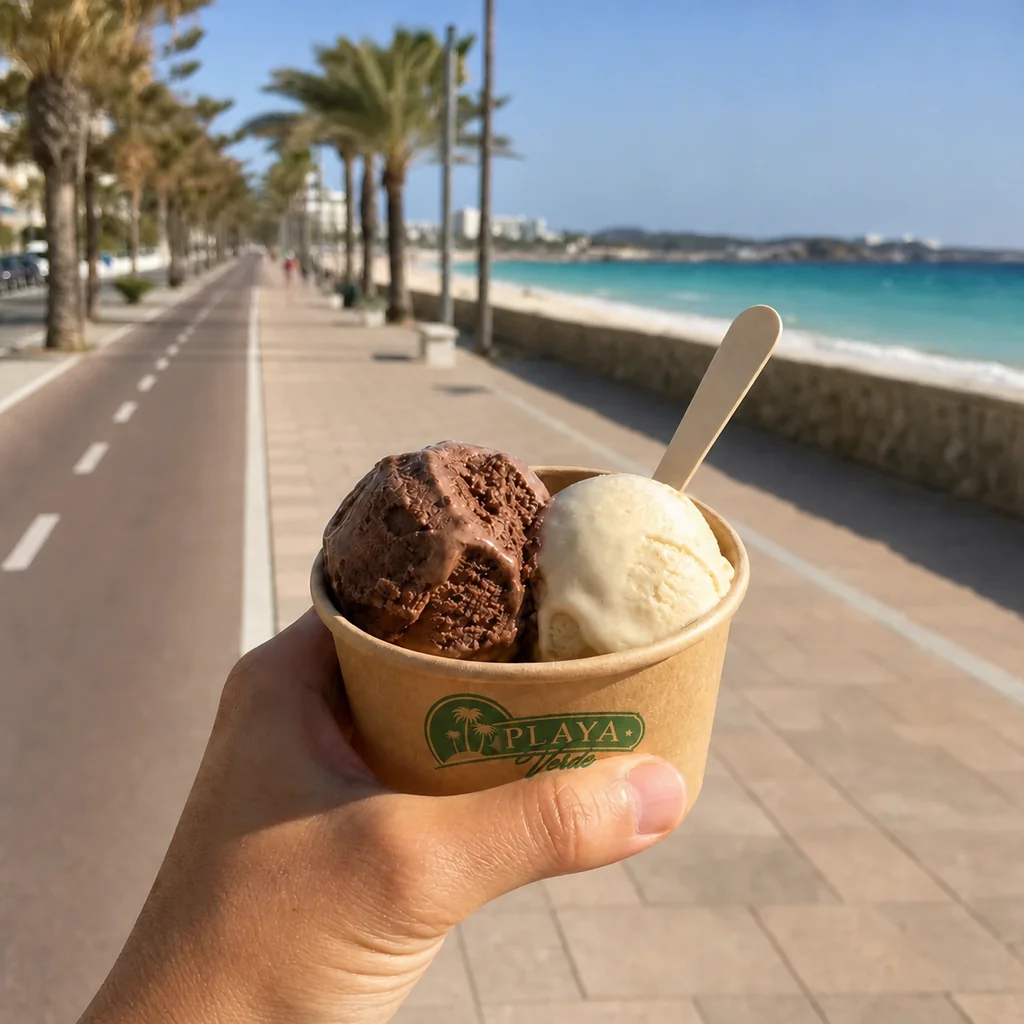 Playa Verde artisan ice cream by Cala Millor beach