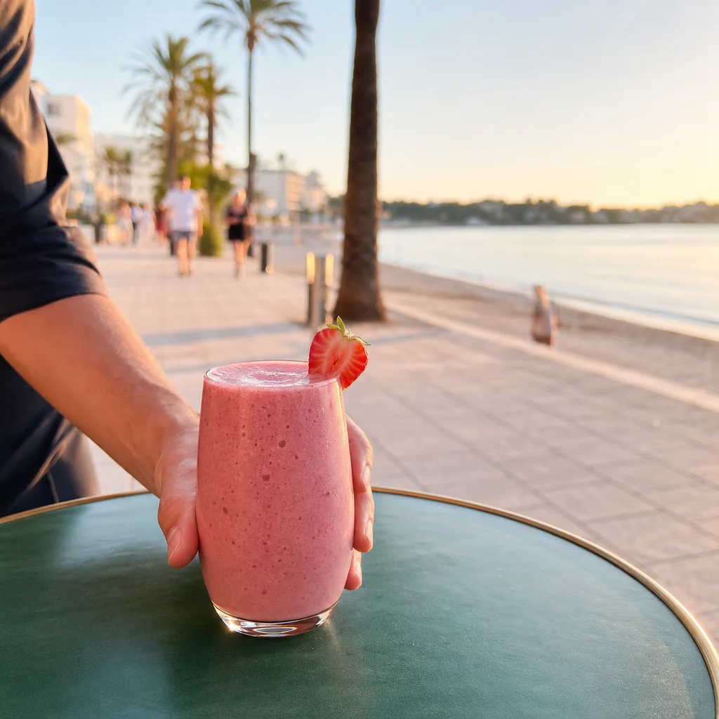 Creamy Playa Verde milkshakes beside the Cala Millor promenade